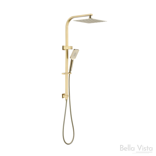 TAPWARE - Chaser Double Shower on Rail - Brushed Gold
