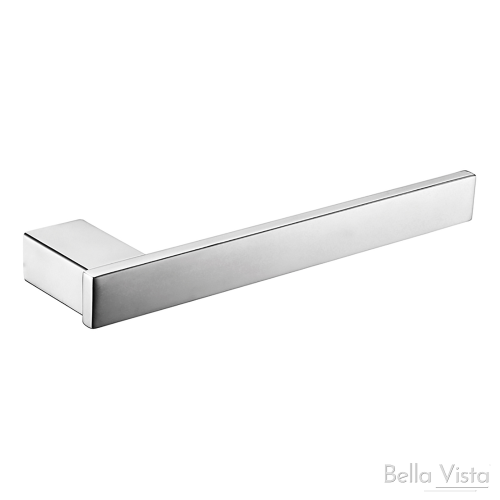 ACCESSORIES - Chunky Square Hand Towel Holder - Chrome