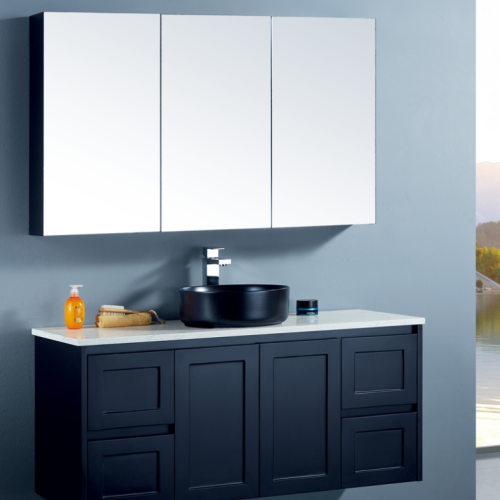 VANITIES - Luna Wall Hung Vanity from w/ Stone Top