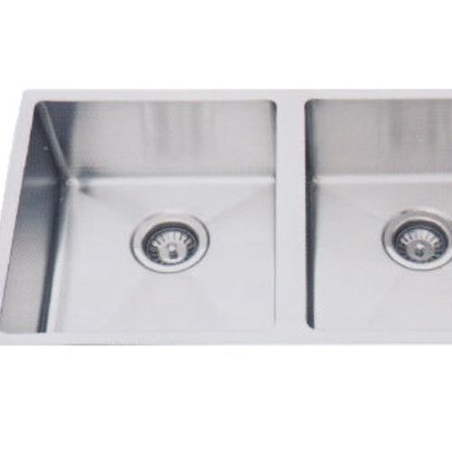 SINKS AND TROUGHS - Double Square Under Mount Sink