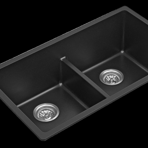 SINKS AND TROUGHS - BLACK Double Bowl Sink SINKS AND TROUGHS - BLACK Double Bowl Sink