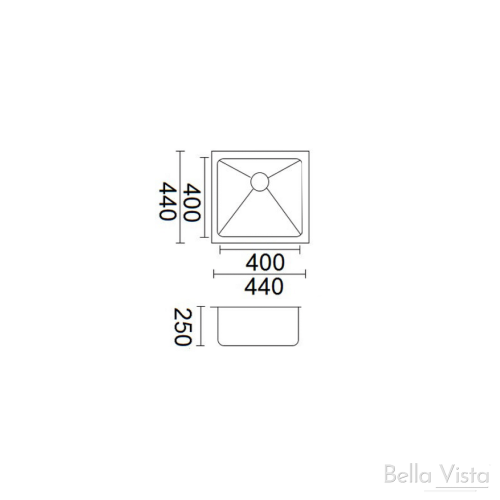 SINKS AND TROUGHS - Stainless Steel Single Bowl Sink SINKS AND TROUGHS - Stainless Steel Single Bowl Sink