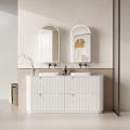 Curva Floor Vanity w/ Premium Stone Top