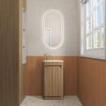 Mini Hartelle Fluted Floor Vanity