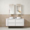 Ramee Curved Fluted Wall Hung Vanity