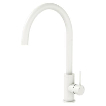 Kaya Sink Mixer - White (Matt)