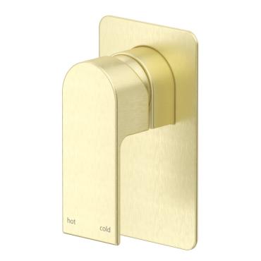 Beki Wall Mixer - Square Plate - French Gold