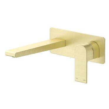 Beki Wall Spout Combo Single Plate - French Gold