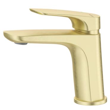 Kaza Basin Mixer - French Gold