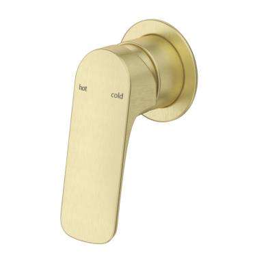 Kaza Shower Mixer - Round Plate - French Gold
