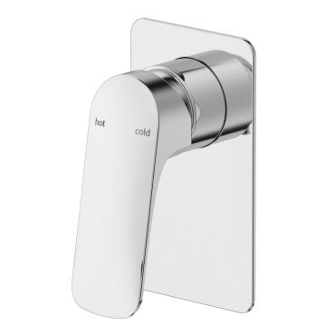 Kaza Shower Mixer - Square Plate - Chrome