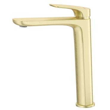 Kaza Tall Basin Mixer - French Gold