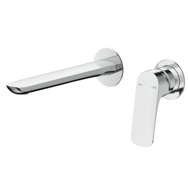 Kaza Wall-Spout Combo - 2P - Chrome