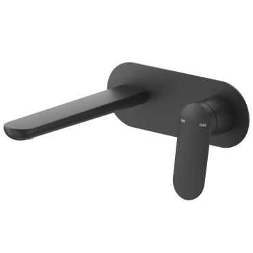 Lantra Wall-Spout Combo 1 Plate - Black