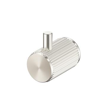 Mica Fluted Robe Hook - Brushed Nickel