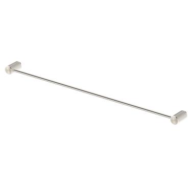 Mica Fluted Single Towel Rail - Brushed Nickel