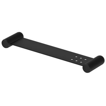 Mica Fluted Stainless Shelf - 400mm - Black