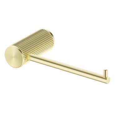 Mica Fluted Toilet Paper Holder - French Gold