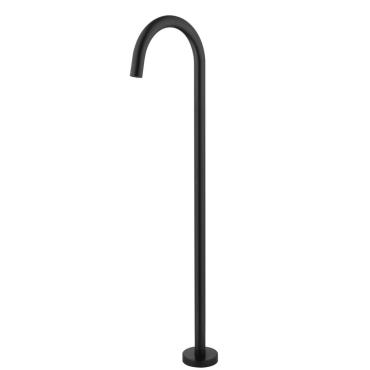 Mica Freestanding Bath Spout - Black
