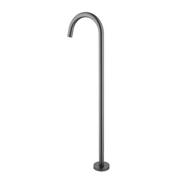 Mica Freestanding Bath Spout - Gun Metal Grey