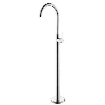 Mica Freestanding Bath Mixer - Chrome