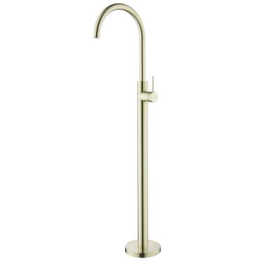 Mica Freestanding Bath Mixer - French Gold