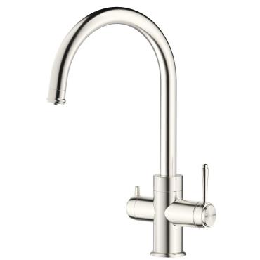 Mica Heritage 3-Way Filter Sink Mixer - Brushed Nickel
