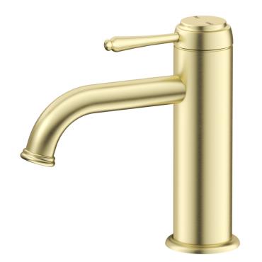 Mica Heritage Basin Mixer - French Gold