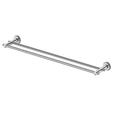 Mica Heritage Double Towel Rail - Chrome