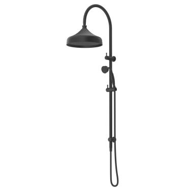 Mica Heritage Dual Shower Rail - Black