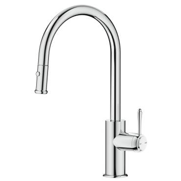 Mica Heritage Pull-Out Sink Mixer - Chrome