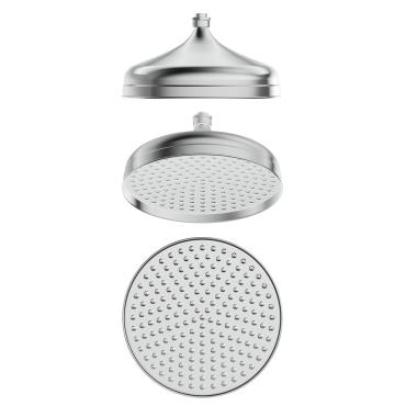 Mica Heritage Shower Head - Chrome
