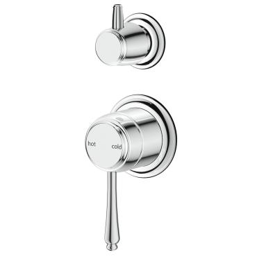 Mica Heritage Shower Mixer Diverter - Chrome