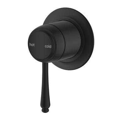 Mica Heritage Shower Mixer - Black