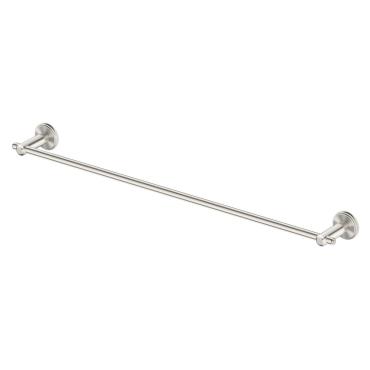 Mica Heritage Single Towel Rail - Brushed Nickel