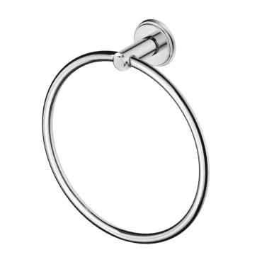 Mica Heritage Towel Ring - Chrome