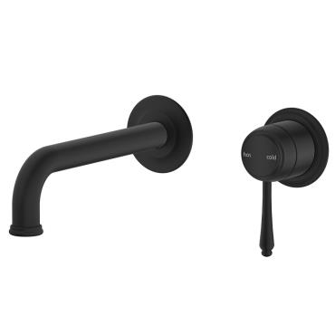 Mica Heritage Wall-Spout Combo - Black