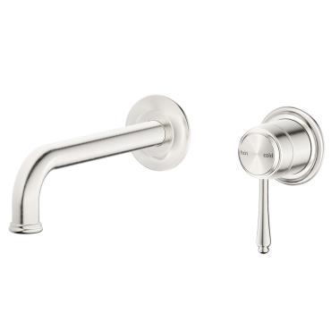 Mica Heritage Wall-Spout Combo - Brushed Nickel