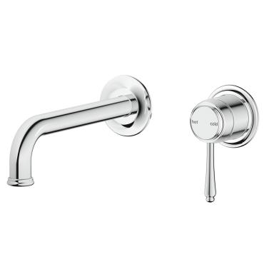 Mica Heritage Wall-Spout Combo - Chrome