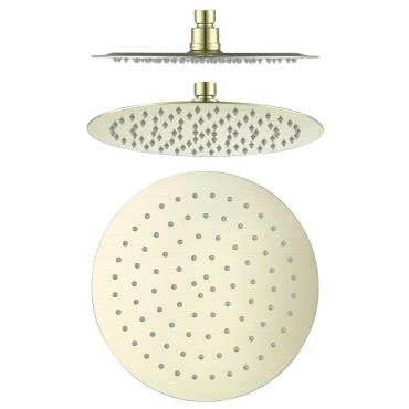 Mica Shower Head 250mm - French Gold