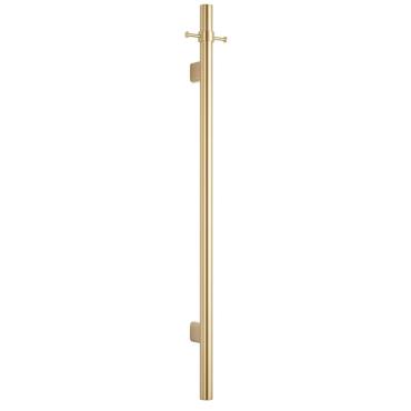 Mica Vertical Heated Towel Rail - French Gold