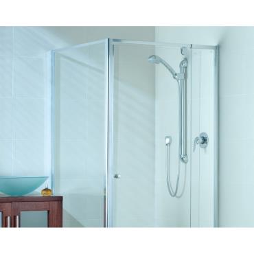 Optima Shower Screen Front Only Installed Chrome