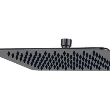250mm Square Shower Head - Black (Matt)