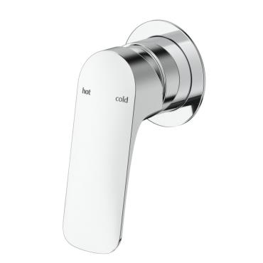 Kaza Shower Mixer - Round Plate - Chrome