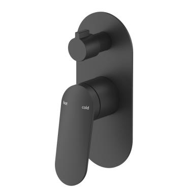 Lantra Shower Mixer Diverter - 1P - Black