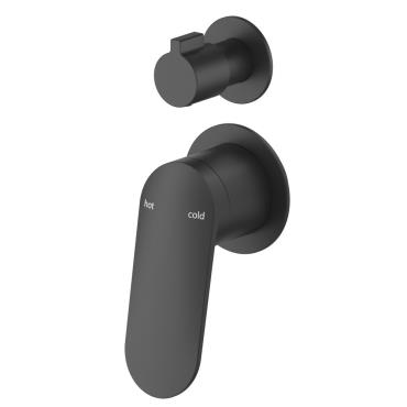 Lantra Shower Mixer Diverter - 2P - Black