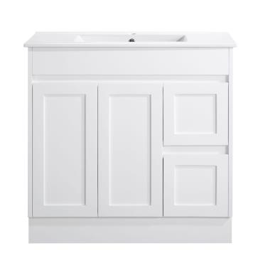 Quinn Floor Vanity - White (Matt)