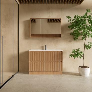 Sorrento Vanity Range - Natural Wood