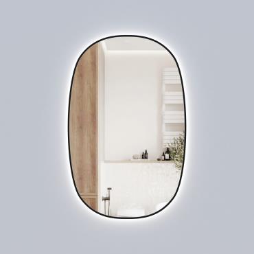 Valmont Vertical 580mm LED Mirror - Black (Matt)