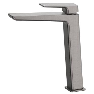 Tiago Tall Basin Mixer - Gun Metal Grey